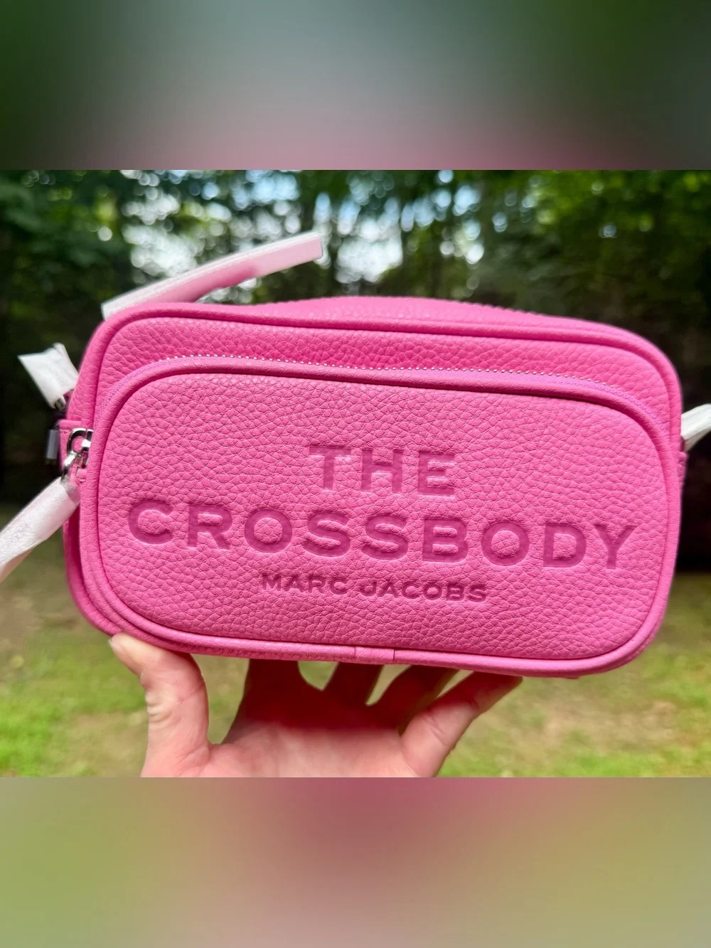 Marc Jacobs Hot Pink Pebbled Leather Crossbody